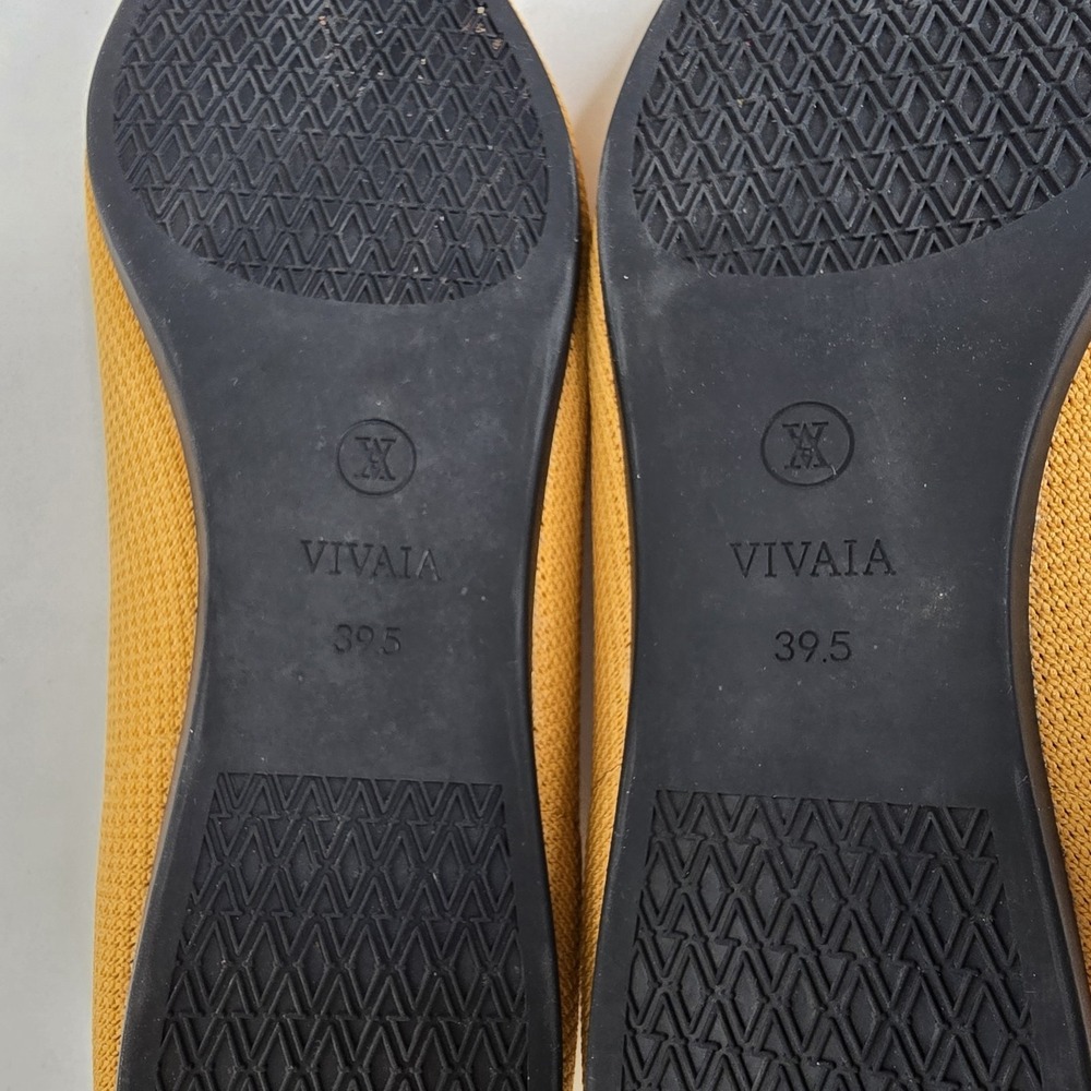 Vivaia Aria 5 Pointed-Toe Ballet Flats Shoes Ginger Yellow Women's 9 39.5 Womens - Picture 10 of 13
